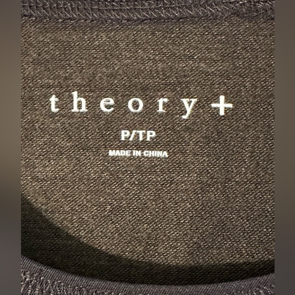 THEORY P/TP Black Witchy Fairy Grunge Cold Shoulder Long Sleeve Jersey Knit NICE - Picture 3 of 9